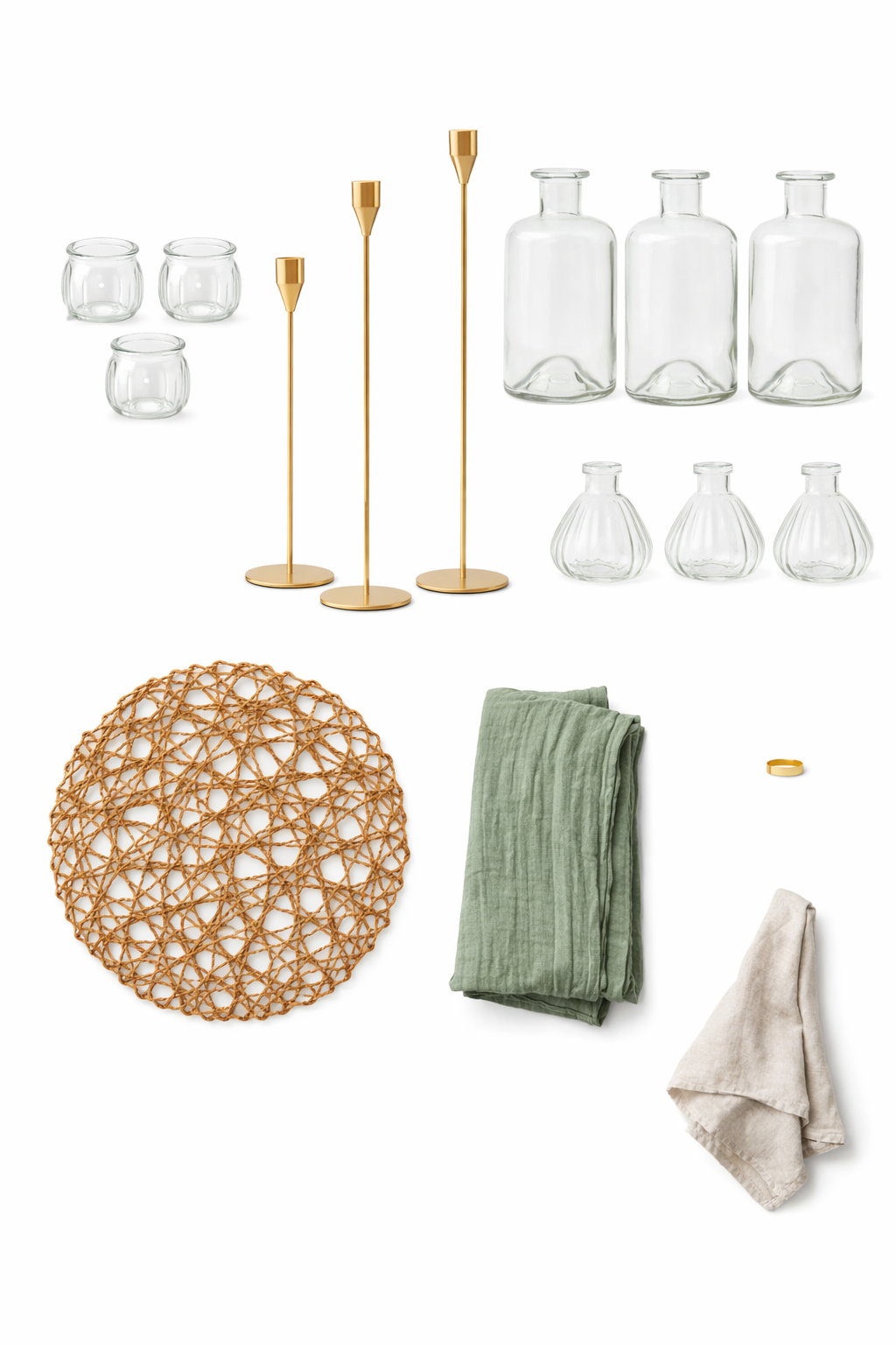 Tischdeko Komplettpaket NATURE